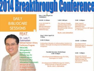Breakthrough conference with Dr. Luis Gatmaitan