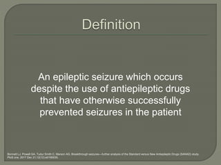 Breakthrough Seizures | PPT