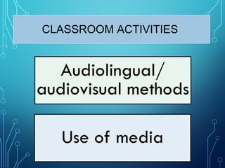 CLASSROOM ACTIVITIES
 