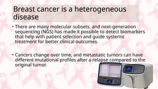 Breast cancer genomic in by next generation sequencing | PPTX
