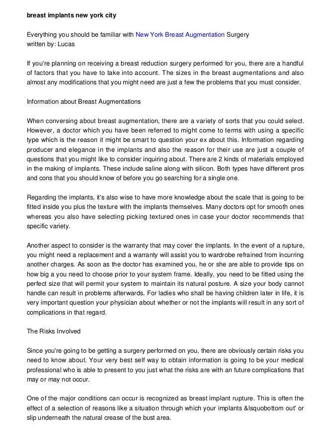 breast augmentation in ny