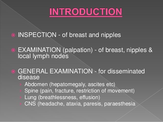 Breast Examination