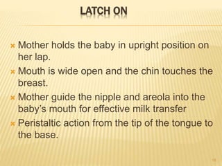 Breast feeding-techniques-and-positions-pediatric-nursing-ppt | PPTX