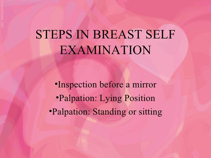 Breast Self Examination