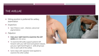 Breast and thyroid examination | PPTX