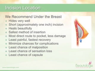 Breast augmentation by Beautologie Dr Darshan Shah | PPTX