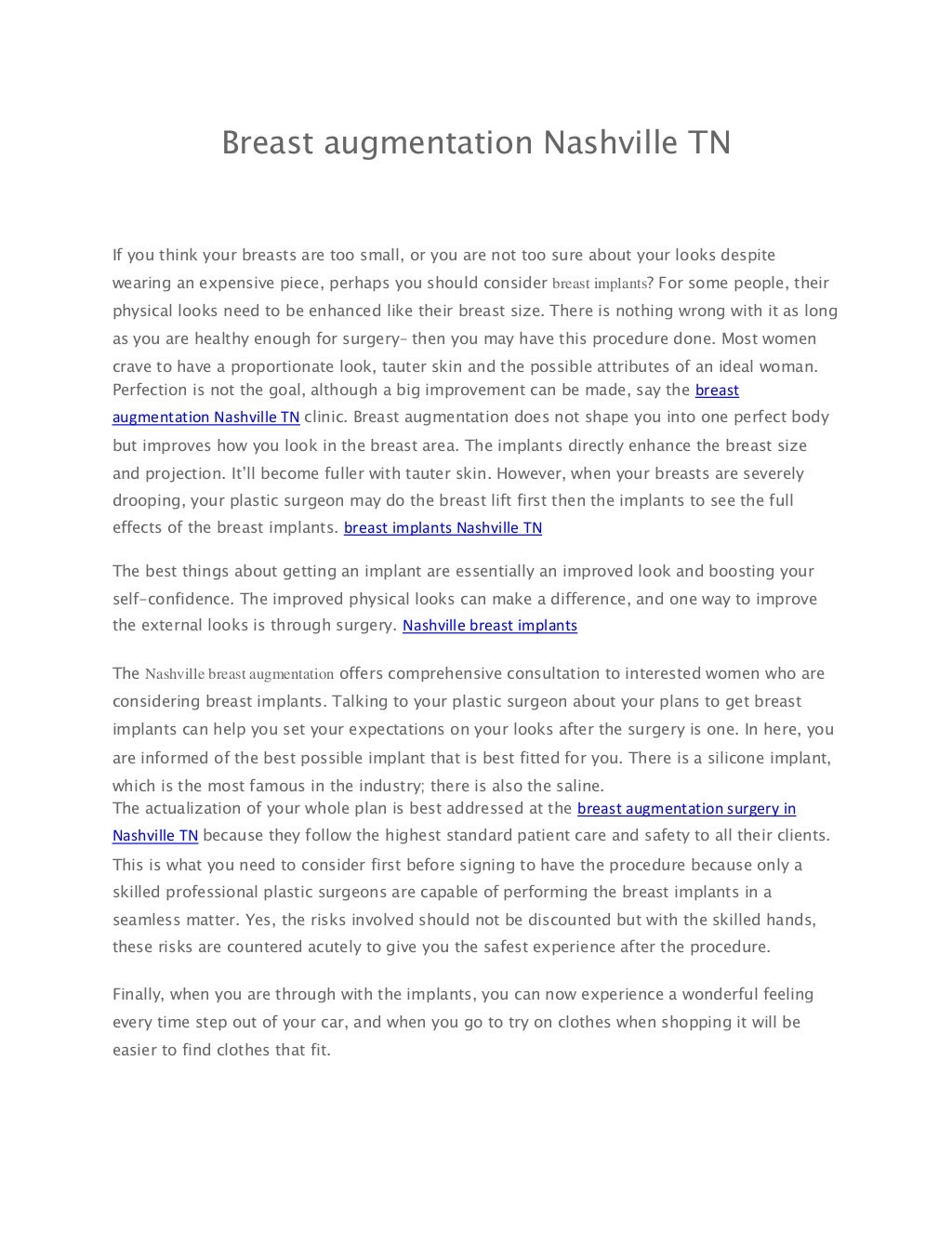 Breast augmentation nashville_tn