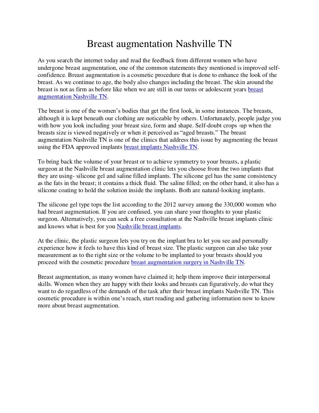 Breast augmentation nashville_tn