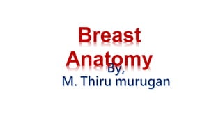 Breast
Anatomy
 