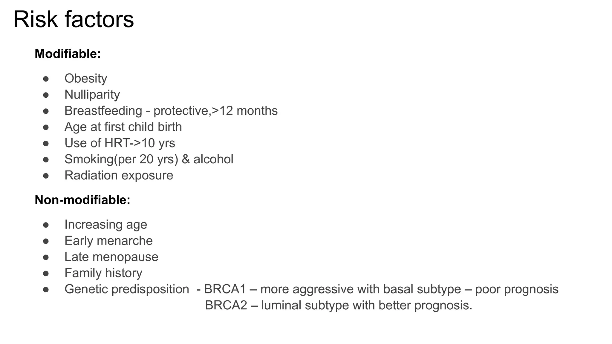 breast carcinoma investigations.pptx ppt | PPTX