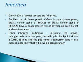 Breast cancer | PPTX