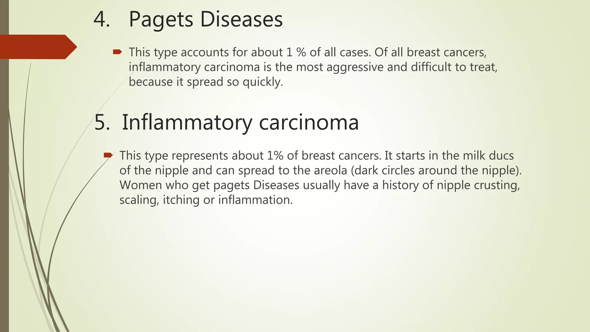 Breast cancer ppt med surg | PPTX