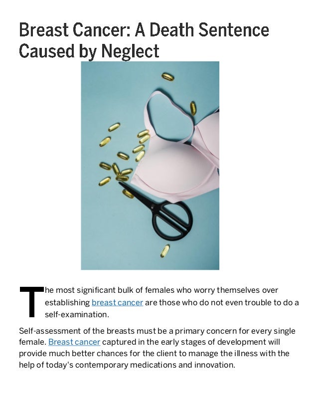 Breast cancer a death sentence caused by neglect