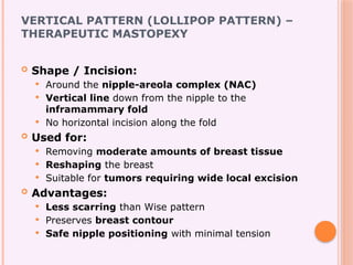 Lollipop Incision breastcancer-presentation by dr shakila jha | PPTX