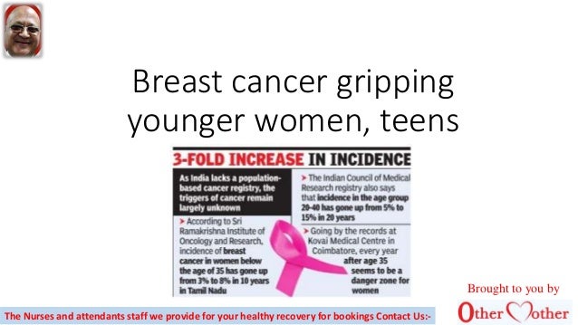 Breast cancer gripping younger women, teens Breast cancer gripping younger women, teens