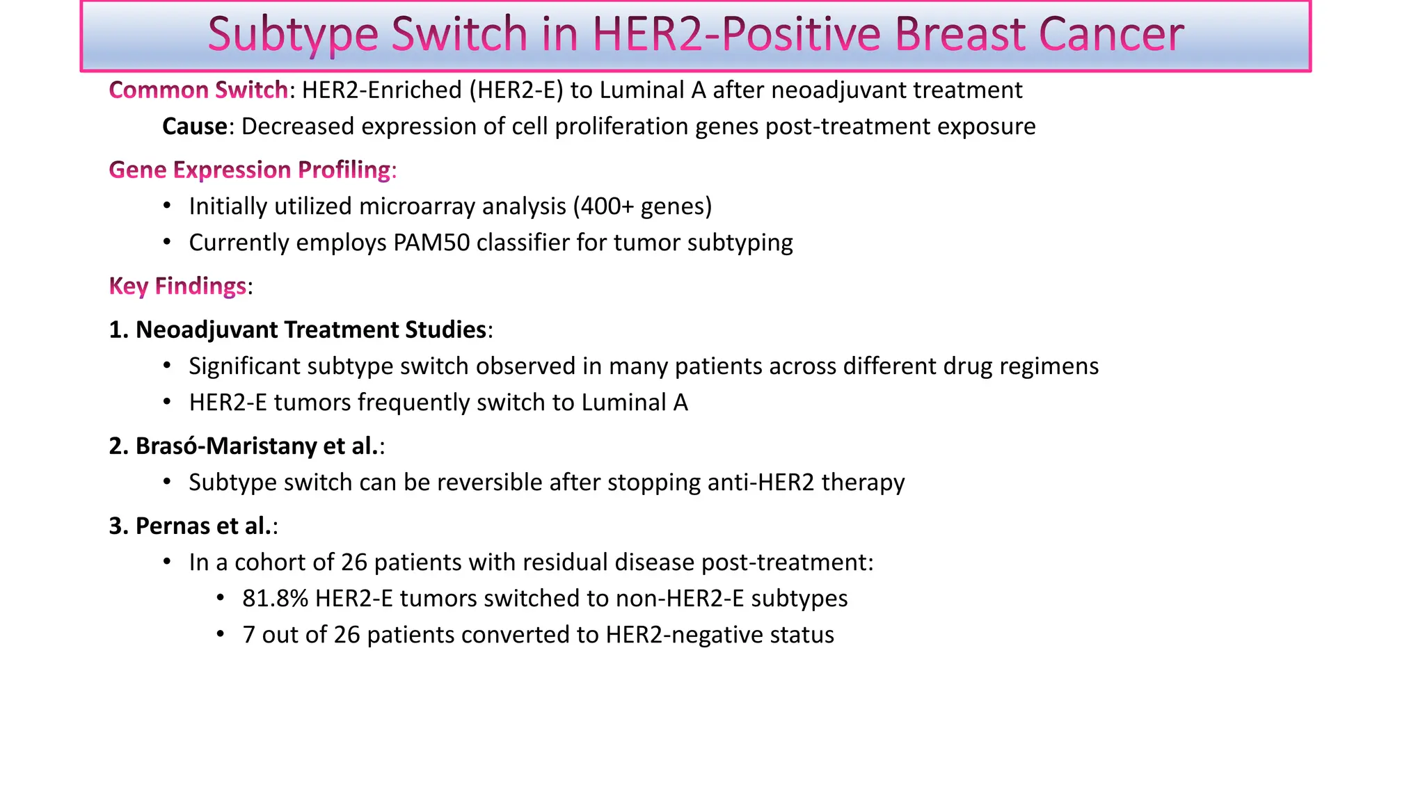 Breast cancer :Receptor (ER/PR/HER2 NEU) Discordance.pptx