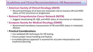 Breast cancer :Receptor (ER/PR/HER2 NEU) Discordance.pptx