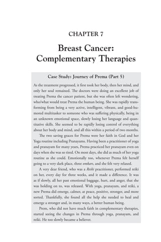 Breast cancer medical treatment, side effects and complementary ...