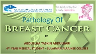 BY :

ABDULLHA TASKIN ABDULBARI
4TH YEAR MEDICAL STUDENT – SULAIMAN ALRAJHEE COLLGES

 