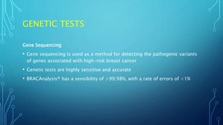 Overview of breast cancer screening and diagnosis | PPTX