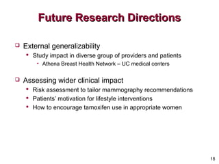 Personalized Risk Assessment and Decision Support for Breast Cancer ...