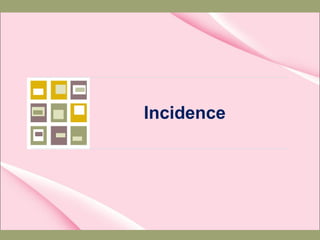 Incidence
 