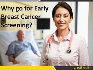 Why go for Early
Breast Cancer
Screening?
 