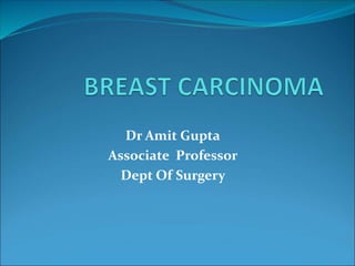 Dr Amit Gupta
Associate Professor
Dept Of Surgery
 
