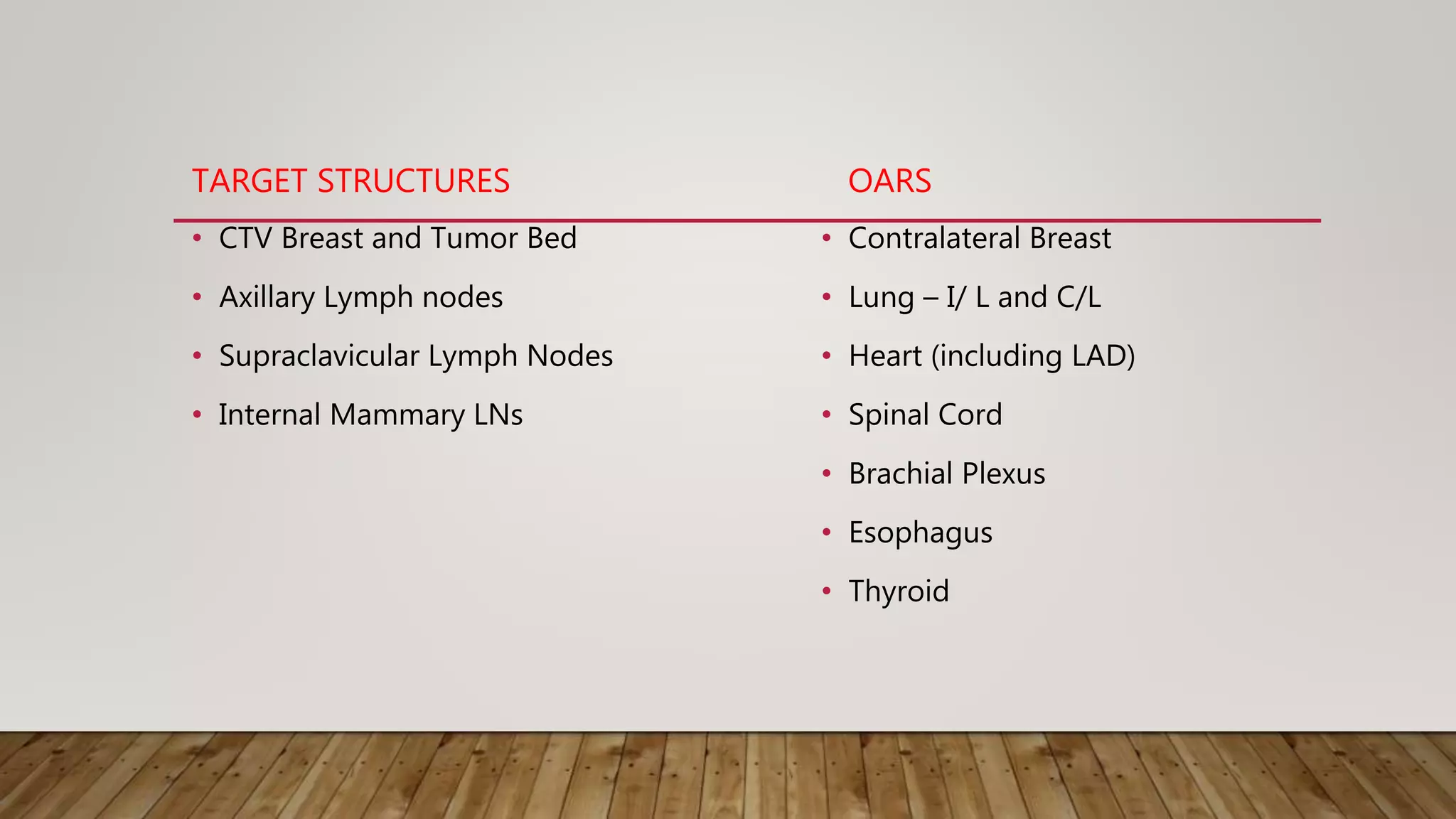 Breast contouring and planning techniques | PPTX