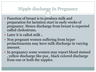 Breast disharge | PPTX