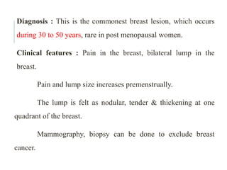 Breast disorders | PPTX