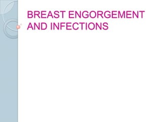 BREAST ENGORGEMENT
AND INFECTIONS
 