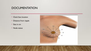 BREAST EXAMINATION.pptx about carcinomas | PPTX