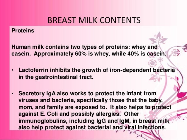 Contents Of Breastfeeding Diet