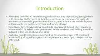 Breast feeding Slide 2
