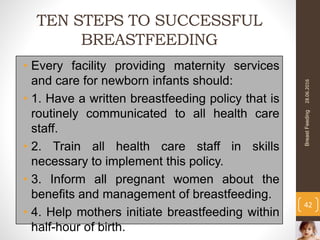 Breast feeding Slide 42