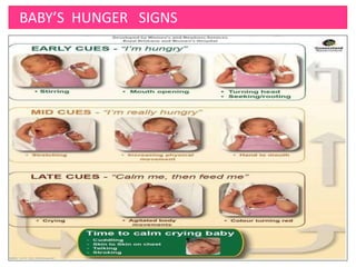 BABY’S HUNGER SIGNS
 