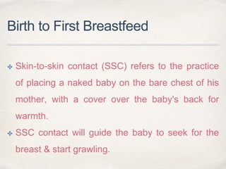 Early Days of Breastfeeding | PPT