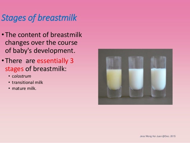 stages of breastfeeding