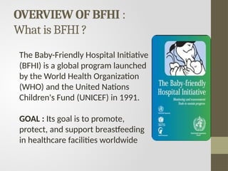 BFHI: Breastfeeding Health Initiatives Pakistan | PPTX