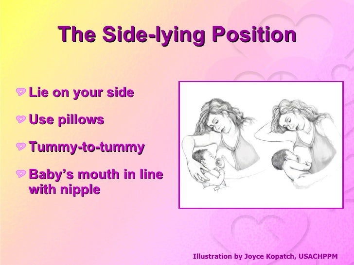 Breastfeeding Positions Lying Down