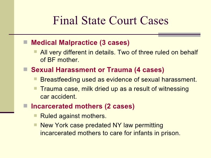 Breastfeeding rights in the united states