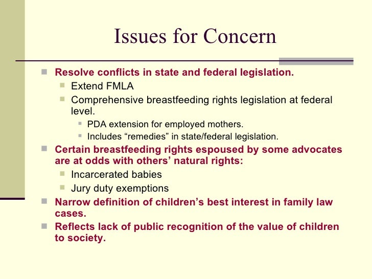 Breastfeeding rights in the united states