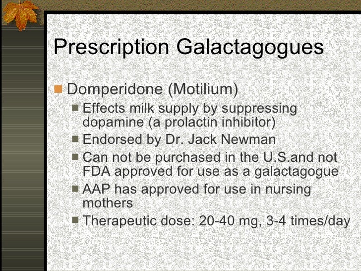 Domperidone Breastfeeding Aap