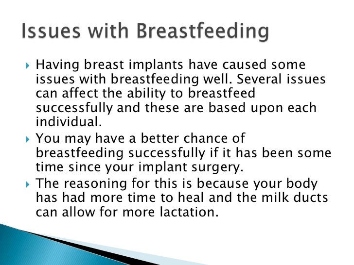 Breastfeeding with Implants