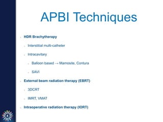Breast HDR interstitial brachytherapy | PPT