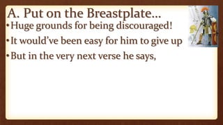 Breastplate of Righteousness | PPTX