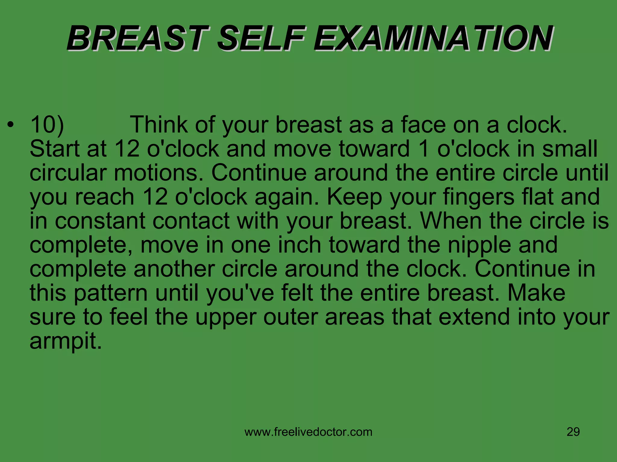 Breast self examination | PPT