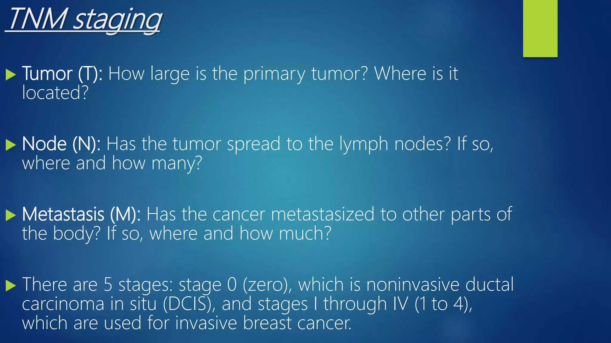 staging for ca breast and early breast cancer | PPTX