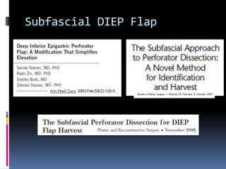 Subfascial DIEP Flap
 